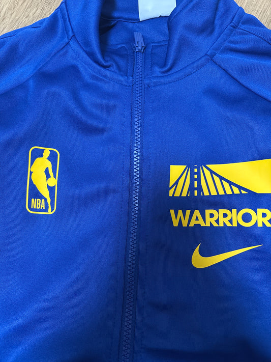 Nike NBA Trainingsjacke Golden State Warriors, Größe wählbar in blau/gelb