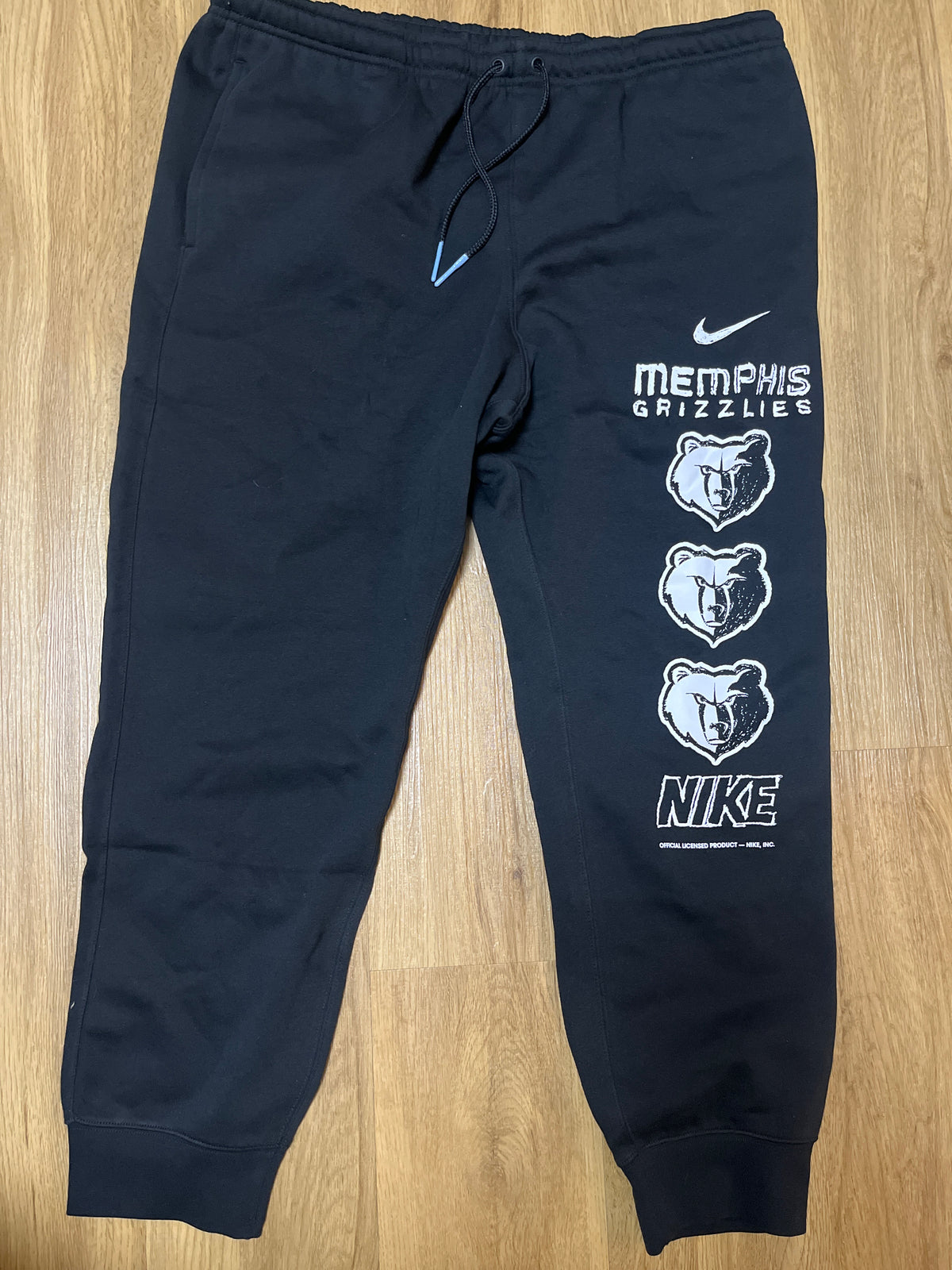 Nike NBA Jogginghose Memphis Grizzlys in schwarz/Muster, Größe XXL