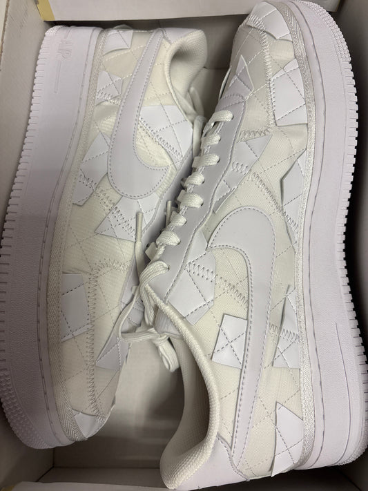 Nike Air Force 1 weiss/beige in Größe 49,5