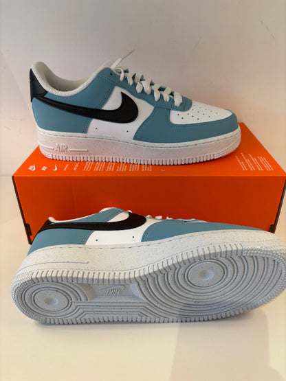 Nike Air Force 1 weiss/blau/schwarz, Größe 40,5
