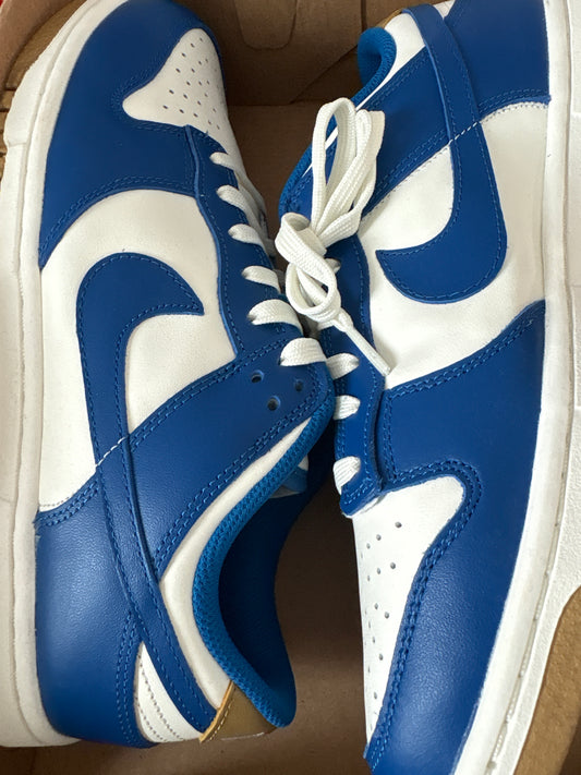 Nike Dunk low weiss/blau/braun, grösse 42