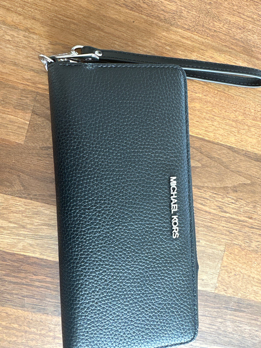 Michael Kors Portemonnaie Jet Set Travel in schwarz/silber