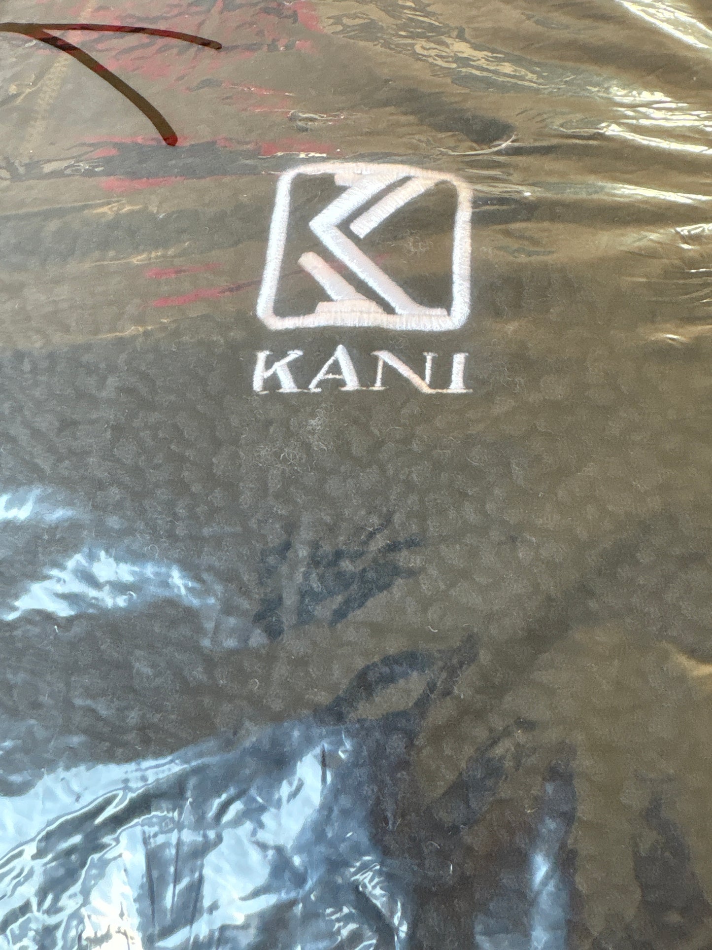 Karl Kani Plüsch Jacke, Größe wählbar, schwarz