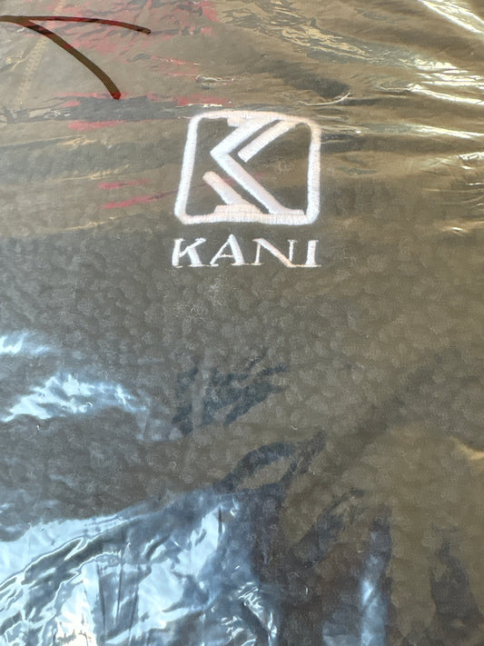 Karl Kani Plüsch Jacke, Größe wählbar, schwarz