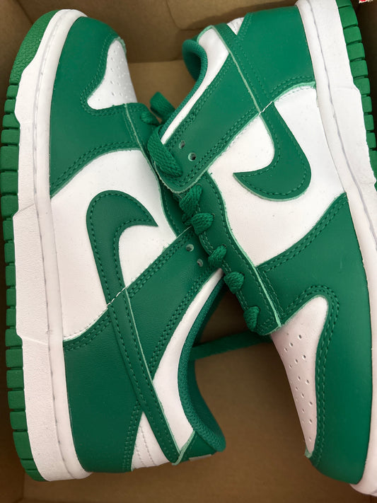 Nike Dunk low weiss/grün, Größe wählbar