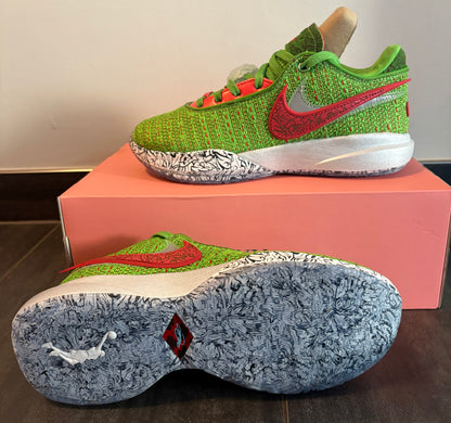 Nike Lebron XX, in grün/rot/silber, Größe wählbar