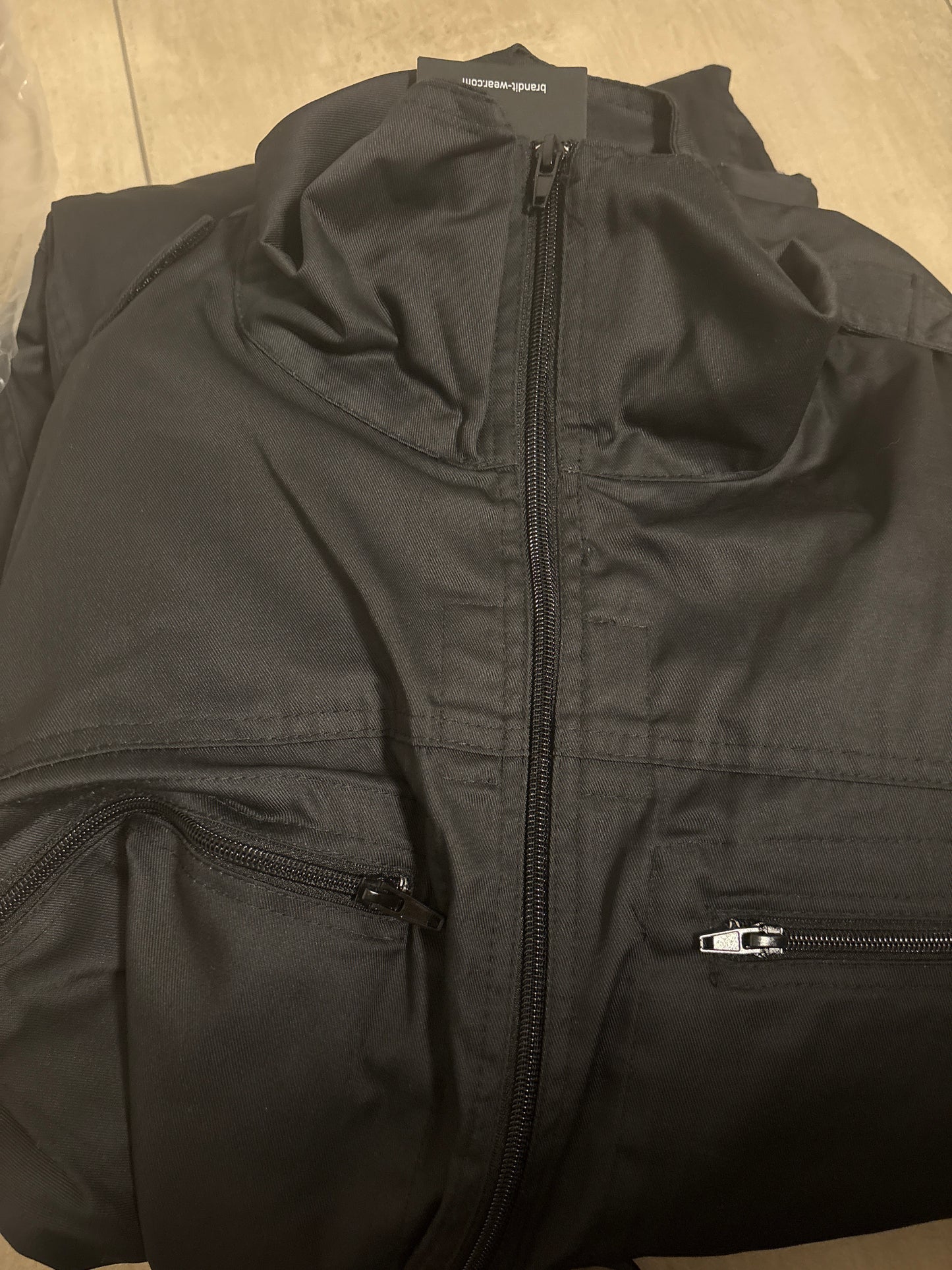 Brandit Tank Suit, Größe XL schwarz