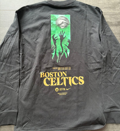 Nike Langarmshirt Boston Celtics, Größe S in schwarz