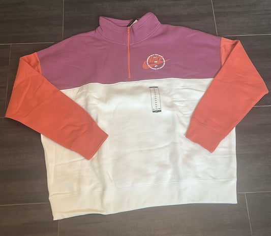 Nike Zipper Größe wählbar in weiss/braun/lila