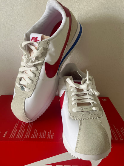 Nike Cortez in weiss/rot/blau, Größe 40,5