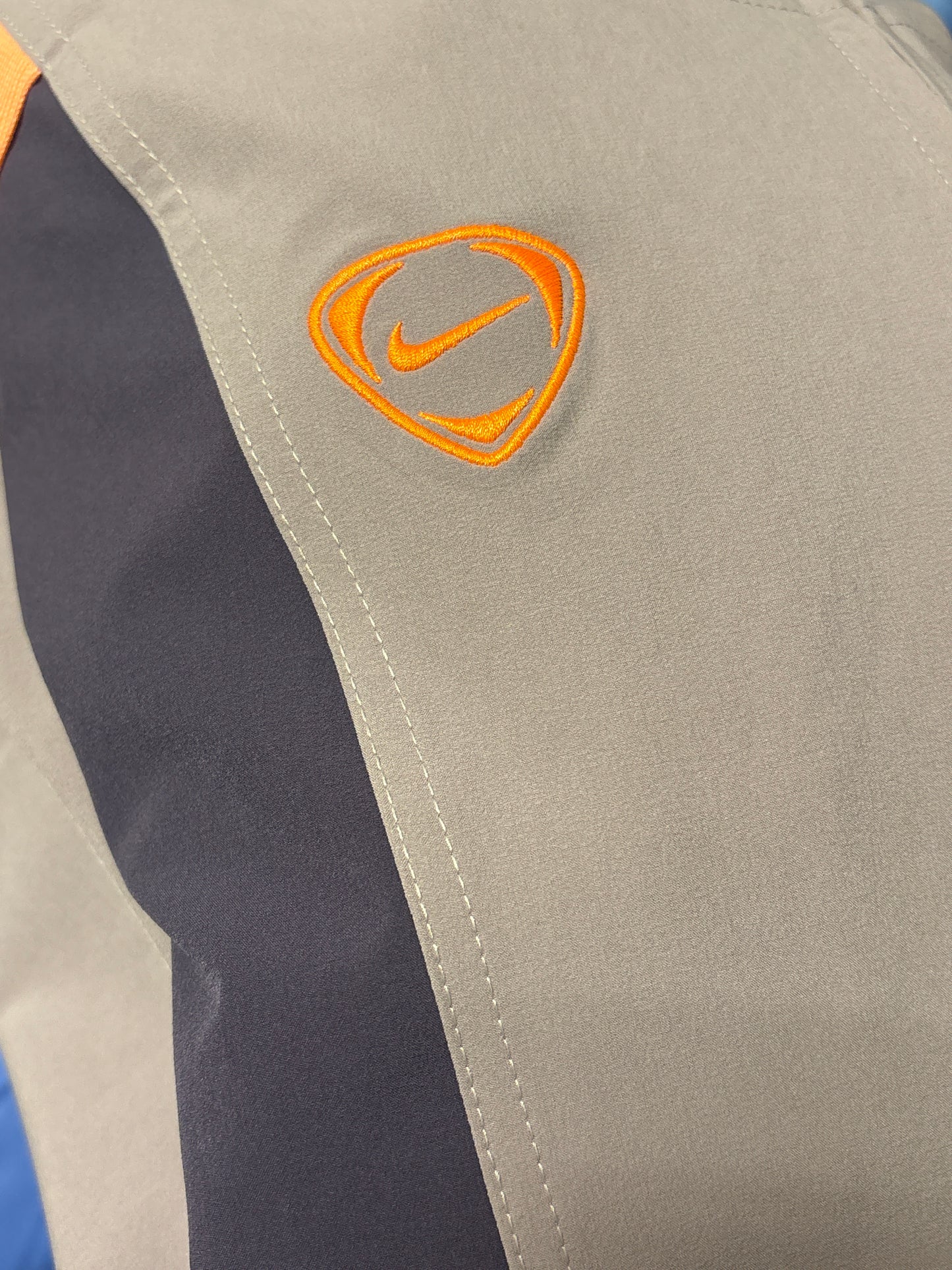 Nike Trainingsjacke in lila/orange, Größe XXXL