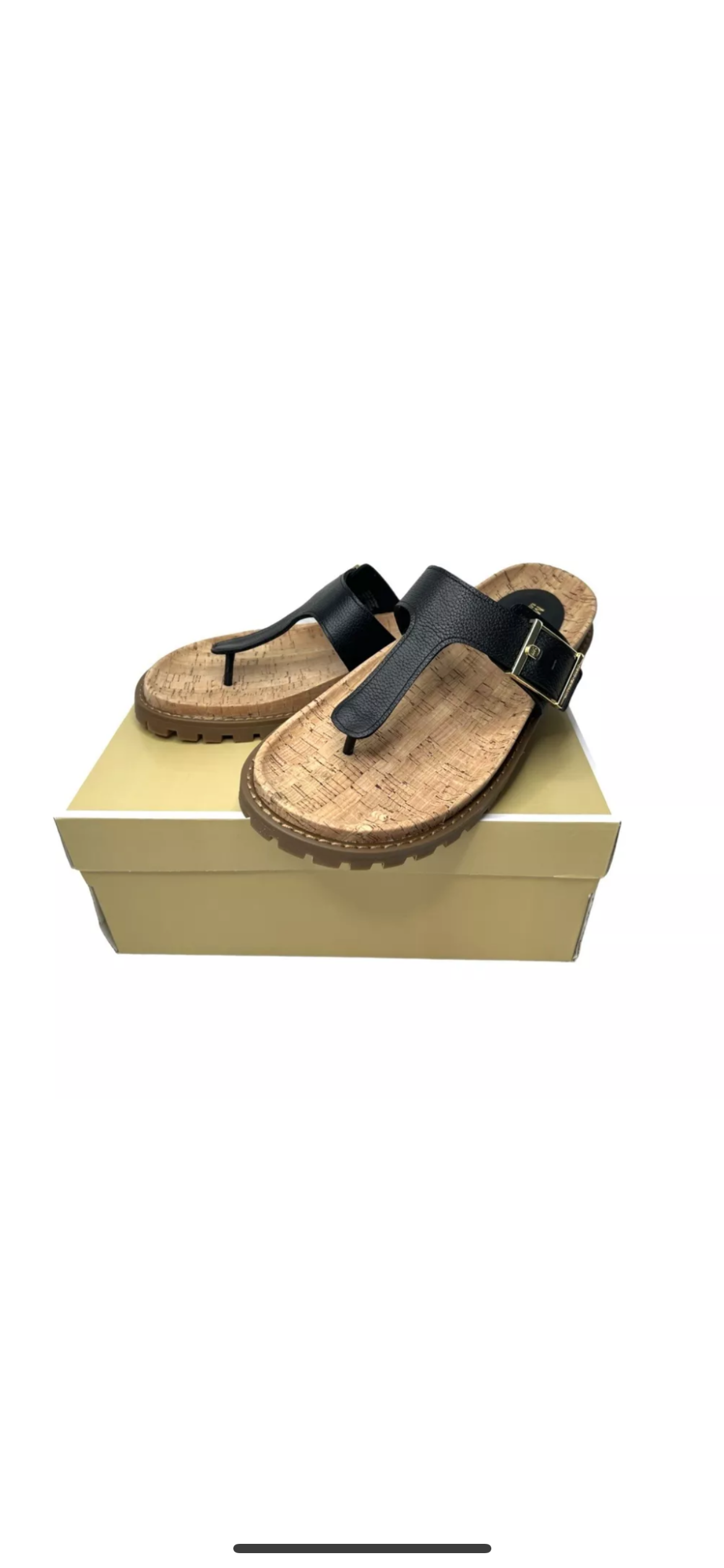 Michael Kors Sandale "Easton Flat Thong" Black Gr. Wählbar