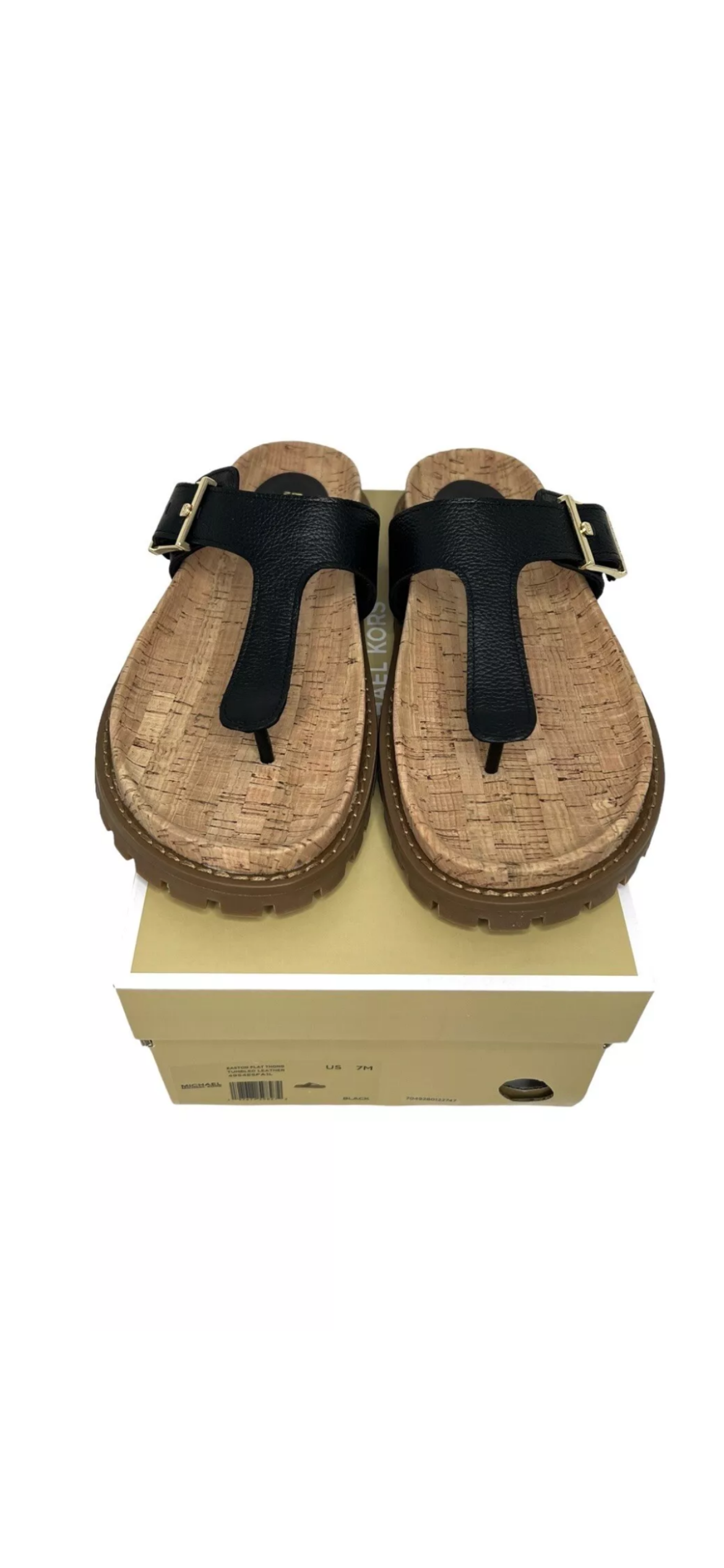Michael Kors Sandale "Easton Flat Thong" Black Gr. Wählbar