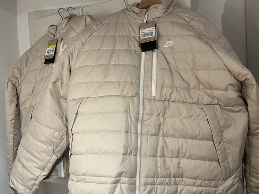 Nike Herbst/Winterjacke in beige, Größe wählbar