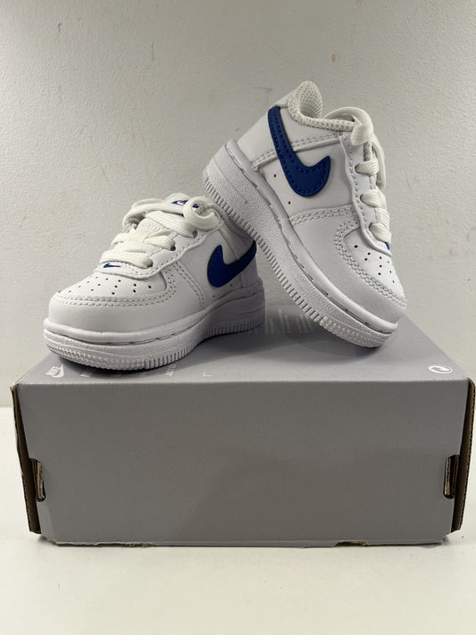 Nike Air Force 1 Low, Gr. 17 ( 2c ) weiss/blau