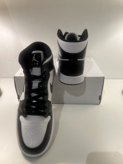 Air Jordan 1 MID, schwarz/weiss, Größe wählbar
