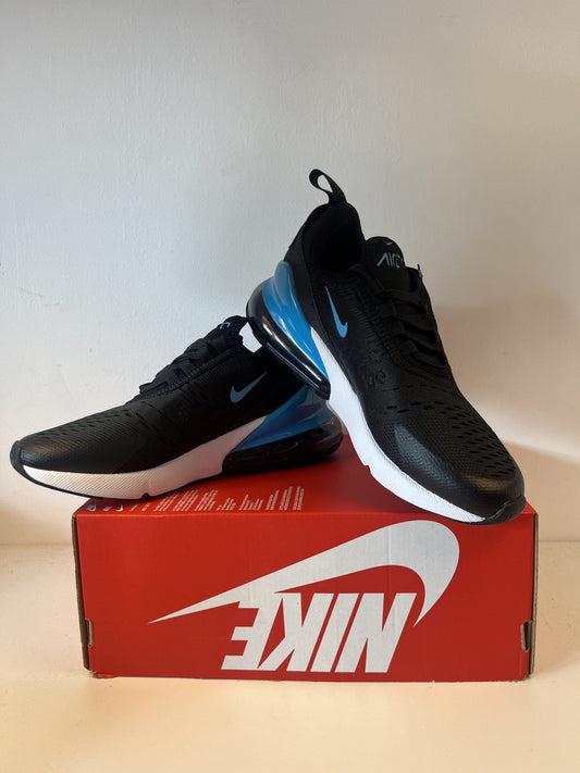 Nike Air Max 270 Größe 39 in schwarz/weiss/hellblau