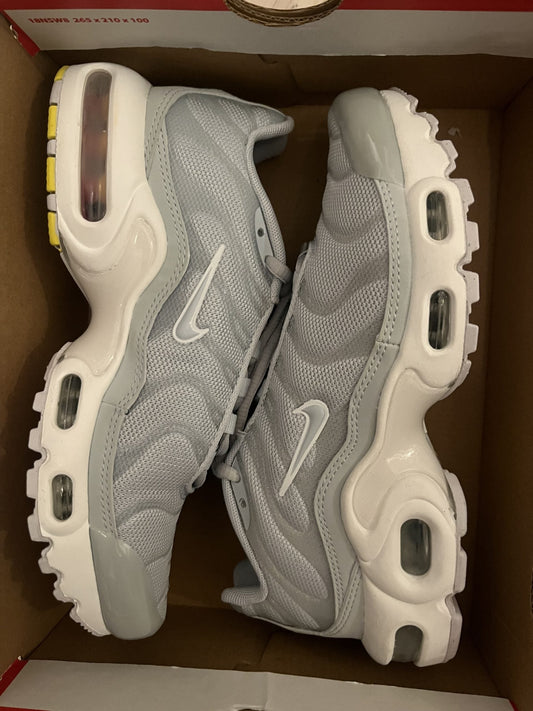 Nike Air Max Plus TN grau/weiss, Gr. 35,5
