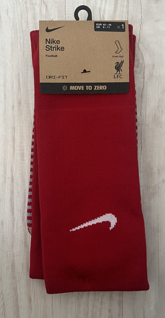 Nike Fussball Stutzen vom FC Liverpool, 1er Pack in rot/weiss, Größe 42-46