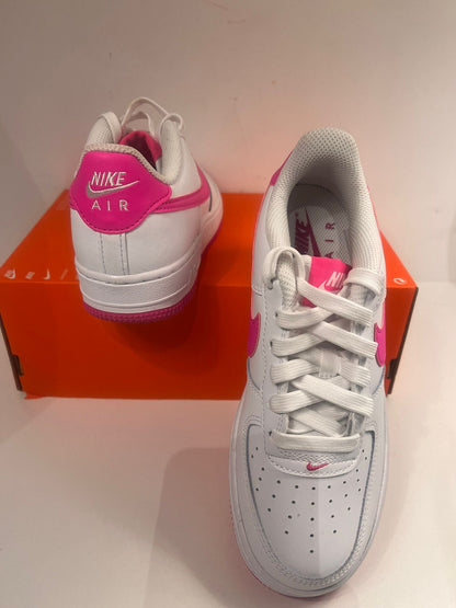 Nike Air Force 1 pink/weiss Größe 35