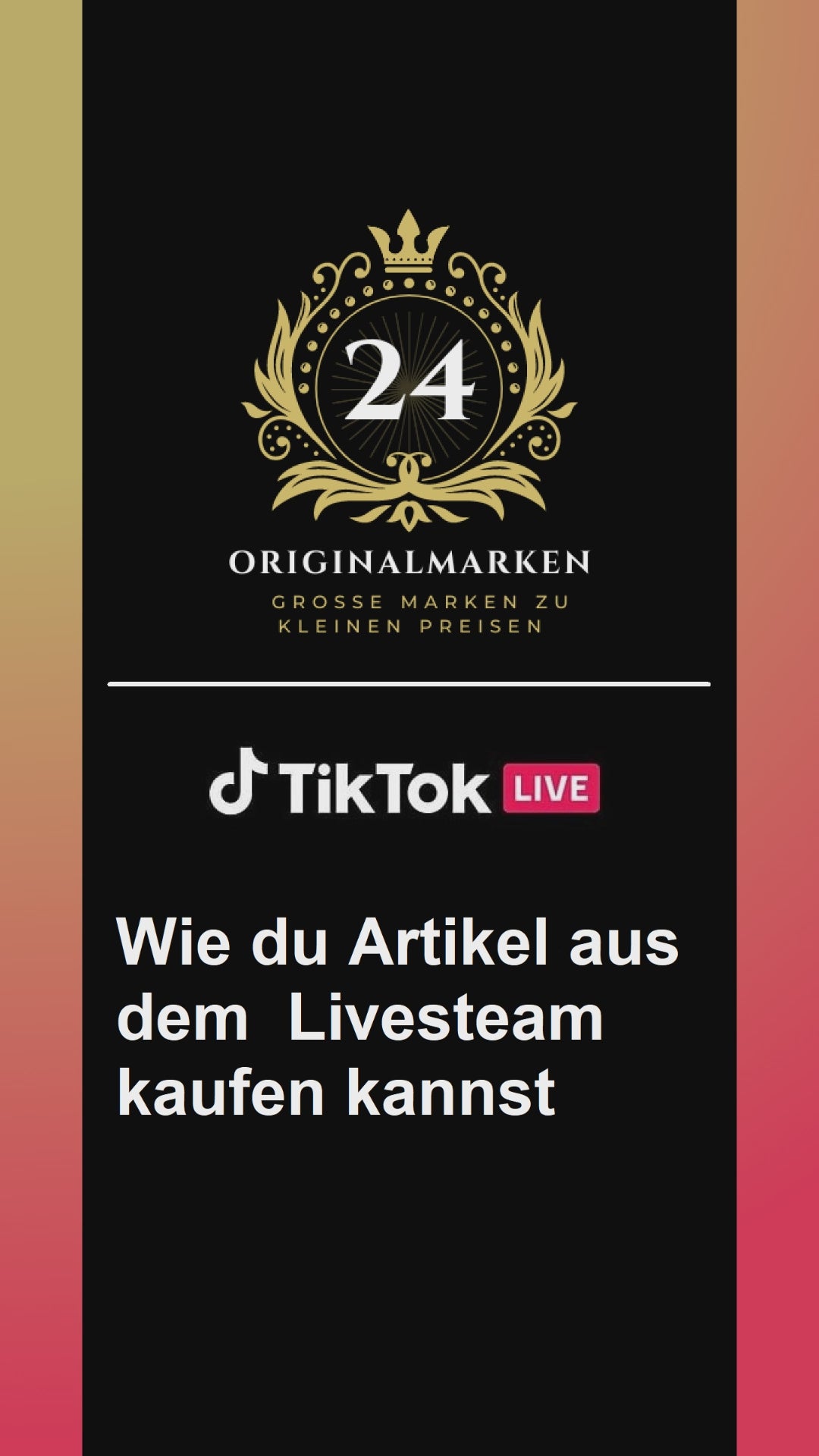 Video laden: Erklärvideo: Wie kaufe ich Produkte, die im TikTok-Livestream gezeigt werden?
